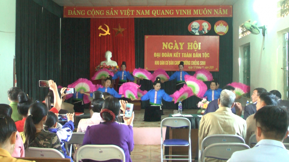 Ngày hội Đại đoàn kết toàn dân tộc bản Cang, phường Chiềng Sinh
