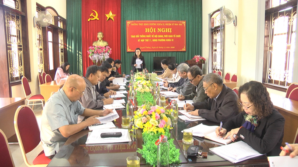 Thường trực HĐND phường Quyết Thắng tổ chức phiên họp thứ 47.