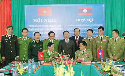 Hội nghị phối hợp đấu tranh phòng, chống ma túy trên tuyến biên giới Việt Nam - Lào 