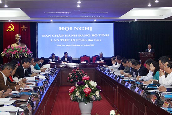 Hội nghị Ban Chấp hành Đảng bộ tỉnh lần thứ 15 khóa XIV (Phiên thứ hai)