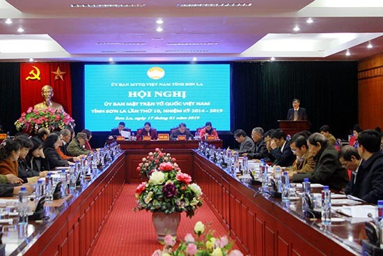 Hội nghị Ủy ban MTTQ Việt Nam tỉnh lần thứ 10, khóa X, nhiệm kỳ 2014 – 2019