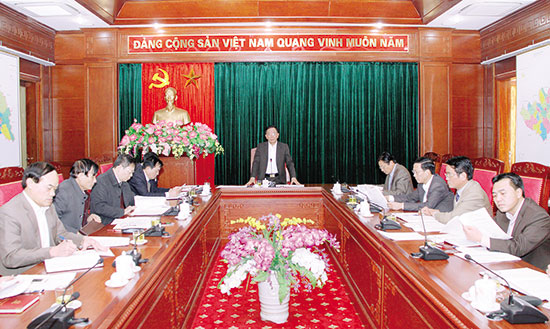 Họp Ban Chỉ đạo thực hiện Quy hoạch khu đô thị mới thành phố Sơn La