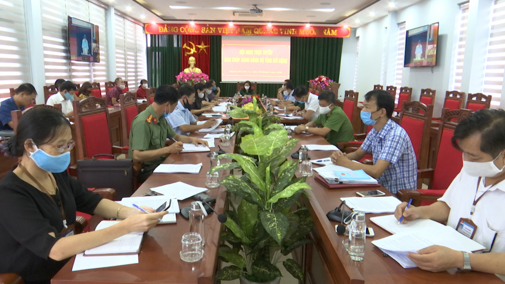 Hội nghị trực tuyến Ban Chấp hành Đảng bộ tỉnh mở rộng