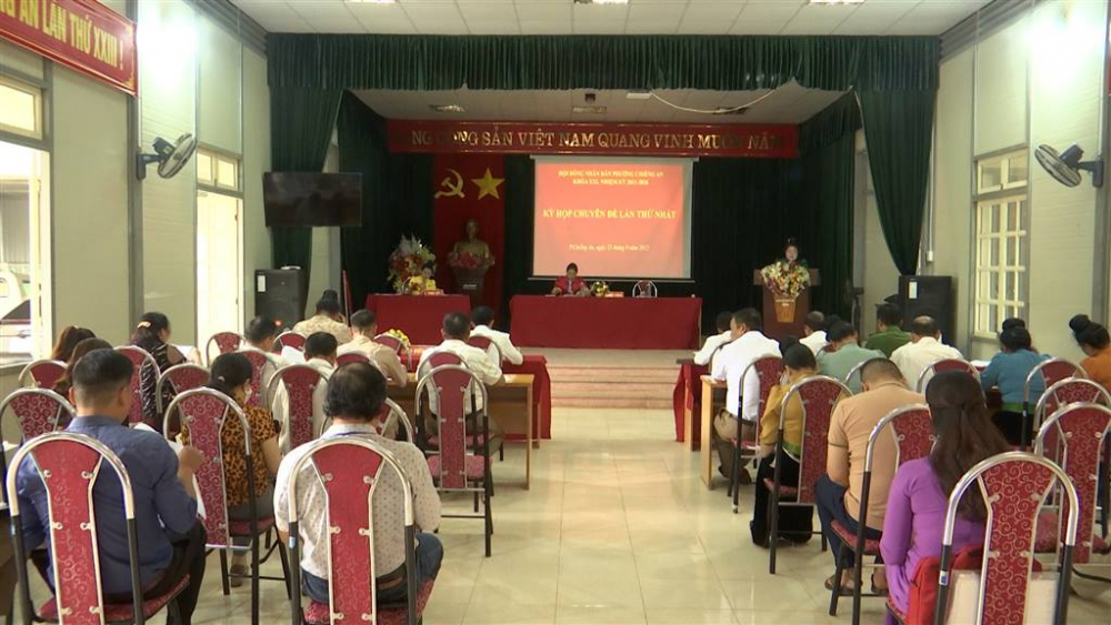 Kỳ họp chuyên đề lần thứ nhất HĐND phường Chiềng An, khóa XXI, nhiệm kỳ 2021-2026