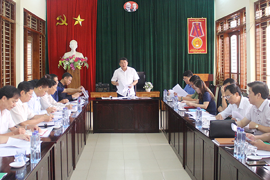 Họp Đoàn thẩm tra đề nghị xét, công nhận thành phố Sơn La hoàn thành nhiệm vụ xây dựng nông thôn mới năm 2019