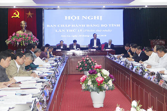 Hội nghị Ban Chấp hành Đảng bộ tỉnh lần thứ 15 khóa XIV (Phiên thứ nhất)