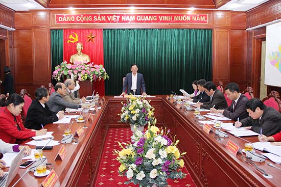 Thường trực tỉnh ủy làm việc với Công ty cổ phần Thương mại và Xuất khẩu Green Path Việt Nam