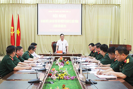 Đảng ủy Quân sự tỉnh: Triển khai nhiệm vụ 6 tháng cuối năm