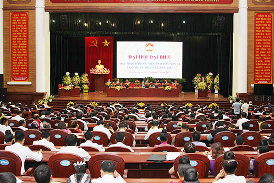 Đại hội đại biểu Mặt trận Tổ quốc Việt Nam tỉnh Sơn La lần thứ XI, nhiệm kỳ 2019-2024 thành công tốt đẹp