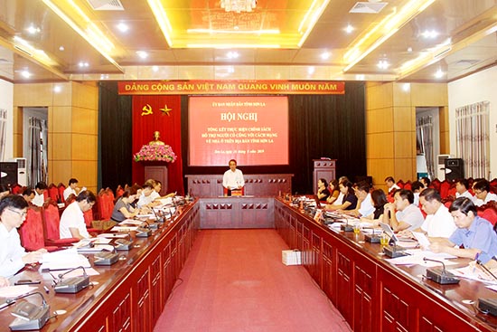 Tổng kết thực hiện chính sách hỗ trợ người có công với cách mạng về nhà ở trên địa bàn tỉnh Sơn La