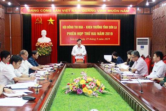 Phiên họp thứ hai, Hội đồng Thi đua - Khen thưởng tỉnh năm 2019