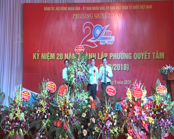 Kỷ niệm 20 năm thành lập phường Quyết Tâm