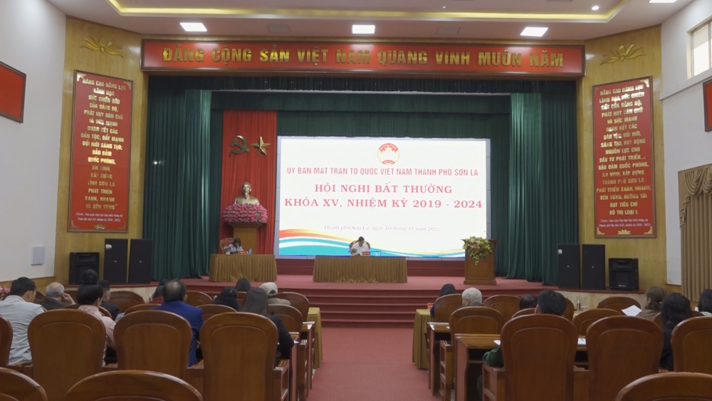 Hội nghị bất thường Uỷ Ban MTTQ Việt Nam thành phố khoá XV, nhiệm kỳ 2019-2024