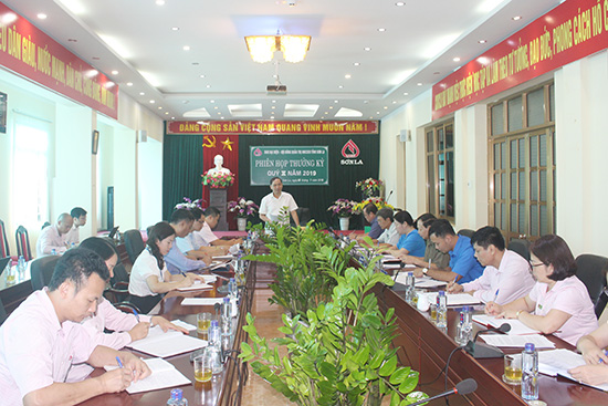 Ban đại diện Hội đồng quản trị NHCSXH tỉnh Sơn La: Phiên họp thường kỳ quý II năm 2019