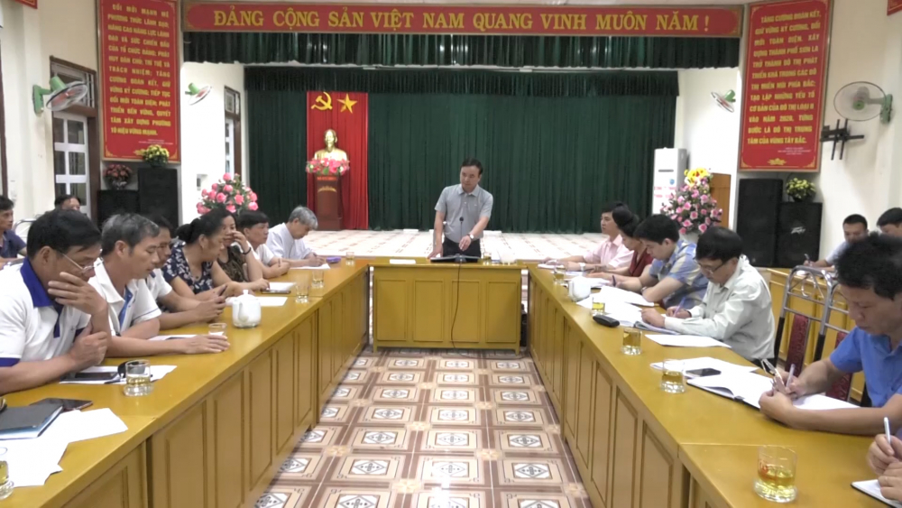 Thường trực thành ủy đối thoại với nhân dân tổ 4 phường Tô Hiệu về thực hiện dự án trên địa bàn tổ