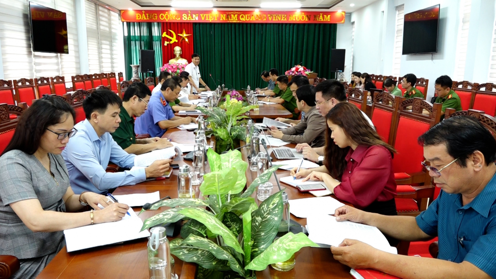 Đoàn công tác số 3, Ban Chỉ đạo 297 tỉnh làm việc tại thành phố Sơn La