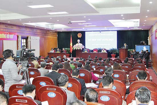 Khai mạc Kỳ họp thứ 11, HĐND tỉnh khóa XIV