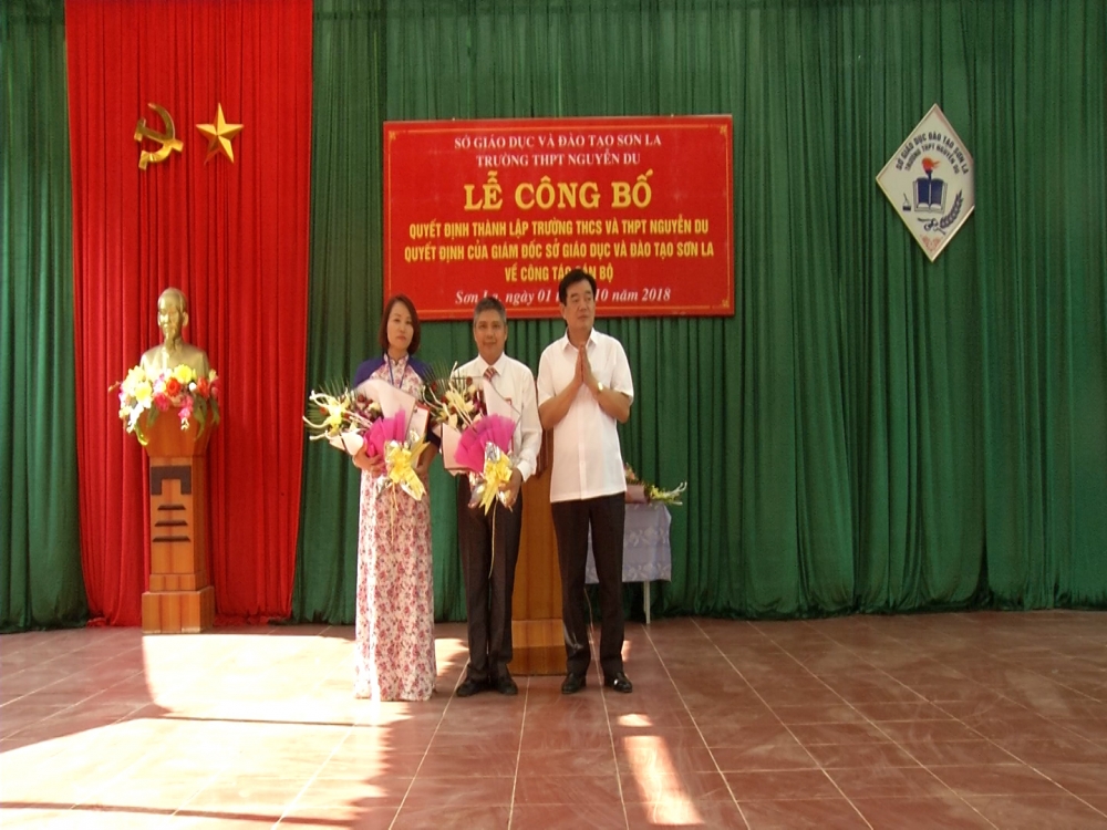 Sở Giáo dục và Đào tạo Sơn La công bố quyết định thành lập trường THCS và THPT Nguyễn Du