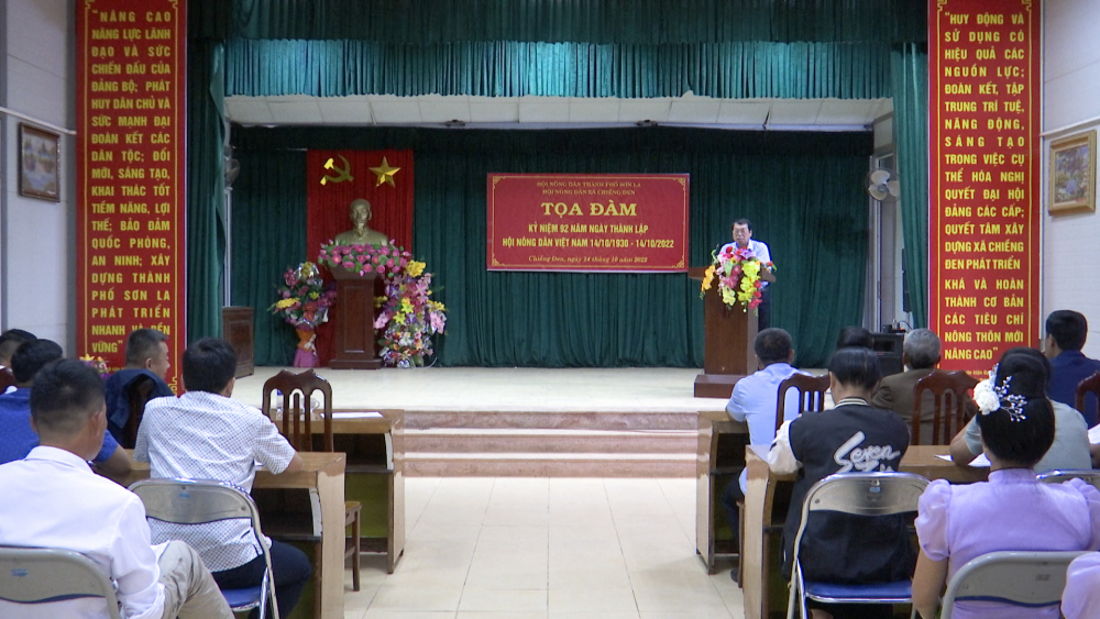 Hội Nông dân xã Chiềng Đen gặp mặt kỷ niệm 92 năm thành lập Hội Nông dân Việt Nam 14/10/1930 – 14/10/2022.