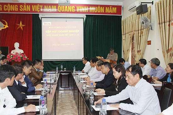 Đảng ủy Khối các cơ quan tỉnh: Gặp mặt doanh nghiệp nhân Ngày Doanh nhân Việt Nam
