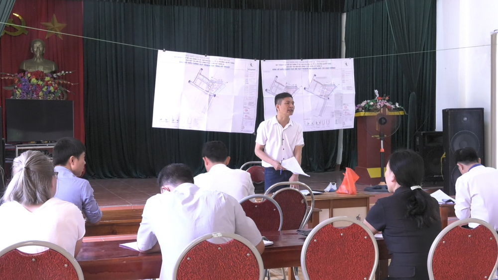 Hội nghị Công bố đồ án điều chỉnh cục bộ Quy hoạch chi tiết xây dựng tỷ lệ 1/500 khu dân cư tổ 12 phường Quyết Thắng