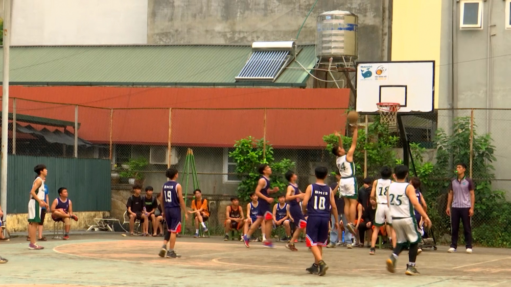 Chung kết “Giải bóng rổ học sinh Thành phố Sơn La” lần thứ nhất
