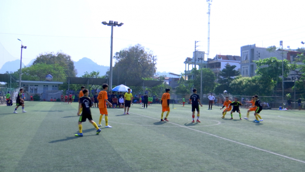 Thành phố tổ chức thành công giải bóng đá thiếu niên - nhi đồng năm 2022