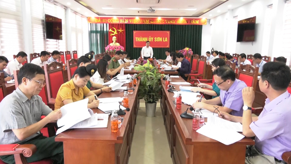 Họp Ban chỉ đạo các Chương trình mục tiêu Quốc gia thành phố Sơn La