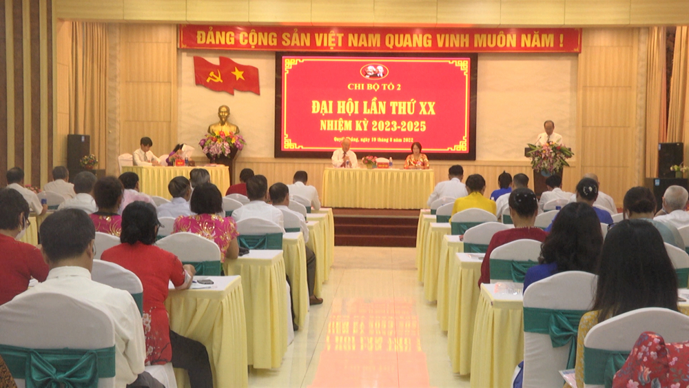 Đại hội Chi bộ tổ 2, phường Quyết Thắng lần XX, Nhiệm kỳ 2023-2025.
