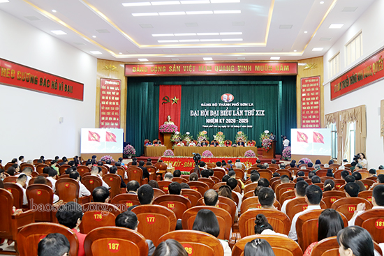 Đại hội Đại biểu Đảng bộ Thành phố Sơn La khoá XIX, nhiệm kỳ 2020-2025 thành công tốt đẹp