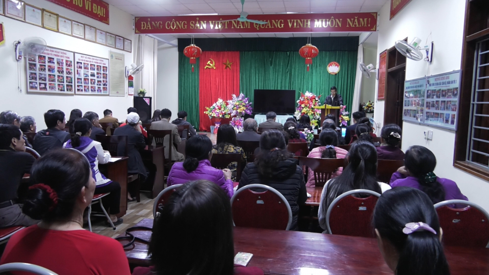 Đồng chí Nguyễn Thái Hưng Chủ tịch HĐND tỉnh dự sinh hoạt chi bộ tổ 3 phường Quyết Thắng