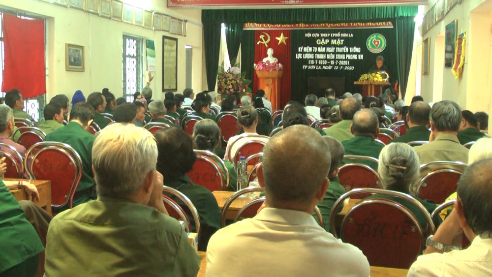 Hội Cựu Thanh niên Xung phong thành phố Sơn La gặp mặt kỷ niệm 70 năm ngày truyền thống lực lượng.