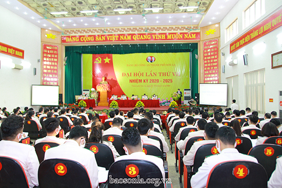 Đại hội Đảng bộ Công an Thành phố Sơn La lần thứ VII, nhiệm kỳ 2020-2025