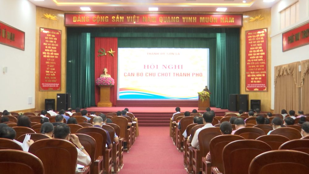 Hội nghị cán bộ chủ chốt toàn thành phố Sơn La