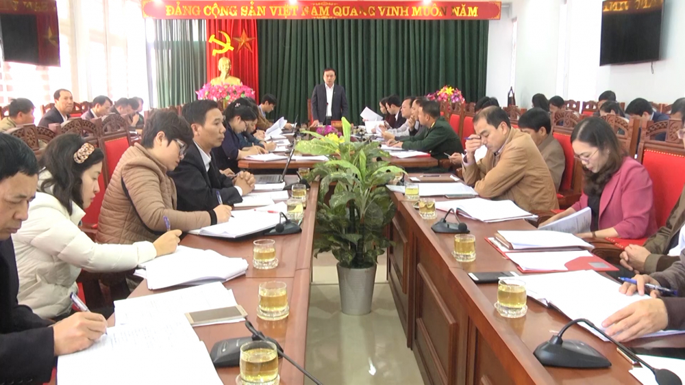 Thường trực Thành uỷ họp về công tác cải cách hành chính thành phố Sơn La
