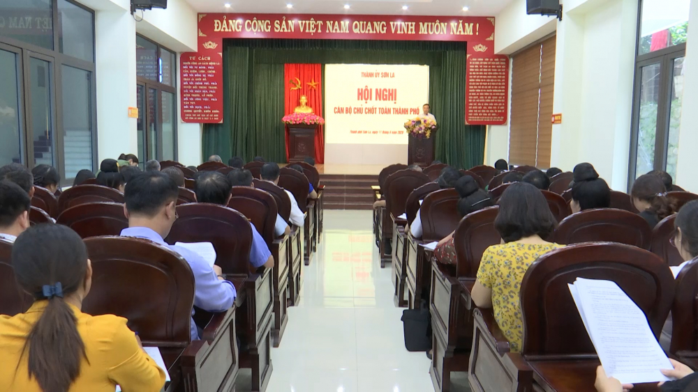Thành ủy Sơn La tổ chức Hội nghị cán bộ chủ chốt, giới thiệu nhân sự tái cử tham gia cấp ủy khóa XIX nhiệm kỳ 2020-2025
