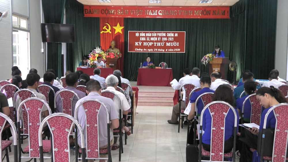Kỳ họp thứ mười HĐND phường Chiềng An, khoá XX, nhiệm kỳ 2016-2021