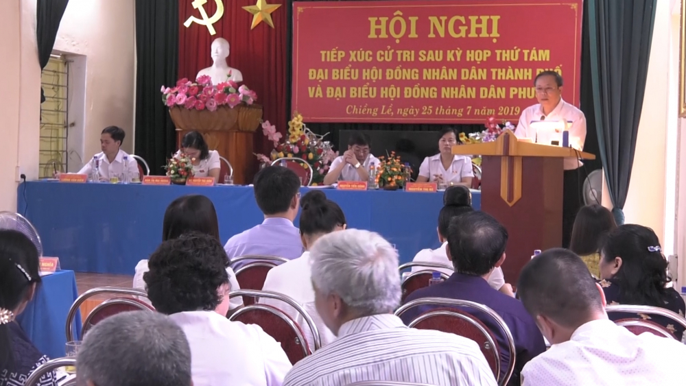 Đồng chí Nguyễn Thái Hưng tiếp công dân định kỳ tháng 8/2019
