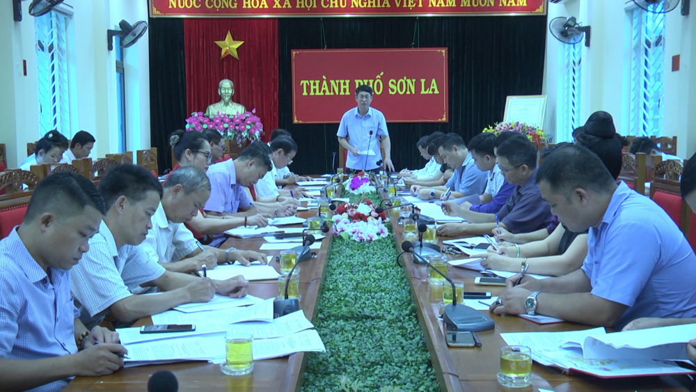 BCĐ nông thôn mới thành phố họp triển khai công tác hoàn thiện các tiêu chí để công nhận thành phố Sơn La hoàn thành nhiệm vụ xây dựng NTM