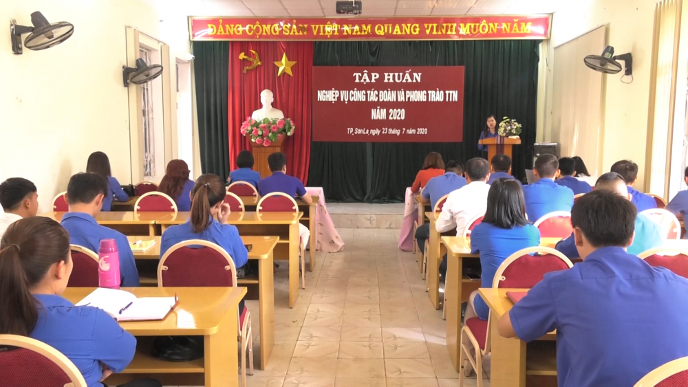Tập huấn bồi dưỡng nghiệp vụ công tác đoàn và phong trào TTN Thành phố Sơn La năm 2020