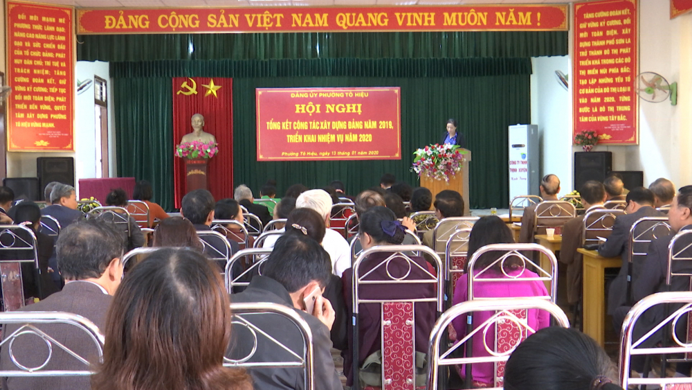 Đảng uỷ phường Tô Hiệu tổ chức hội nghị tổng kết công tác xây dựng Đảng năm 2019, triển khai nhiệm vụ năm 2020