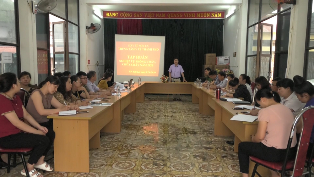 Trung tâm Y tế thành phố Sơn La tập huấn PCCC năm 2020
