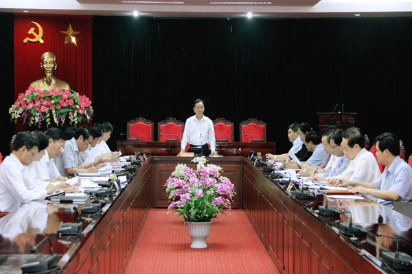 Họp Ban Chỉ đạo thực hiện quy hoạch khu đô thị mới thành phố Sơn La