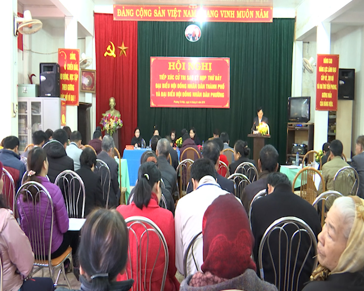 Tổ số 2 Đại biểu HĐND thành phố đã có buổi tiếp xúc cử tri phường Tô Hiệu sau kỳ họp thứ Bảy HĐND thành phố khóa XVIII