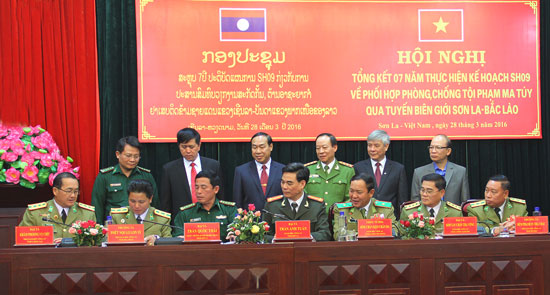 Tổng kết 7 năm thực hiện Kế hoạch SH09 về phối hợp phòng, chống tội phạm ma túy qua tuyến biên giới Sơn La - Bắc Lào