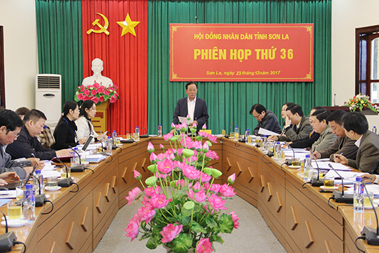 Phiên họp thứ 36, Thường trực HĐND tỉnh