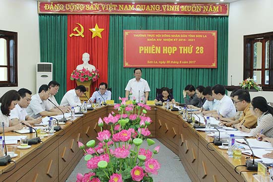 Phiên họp thứ 28 Thường trực HĐND tỉnh khóa XIV