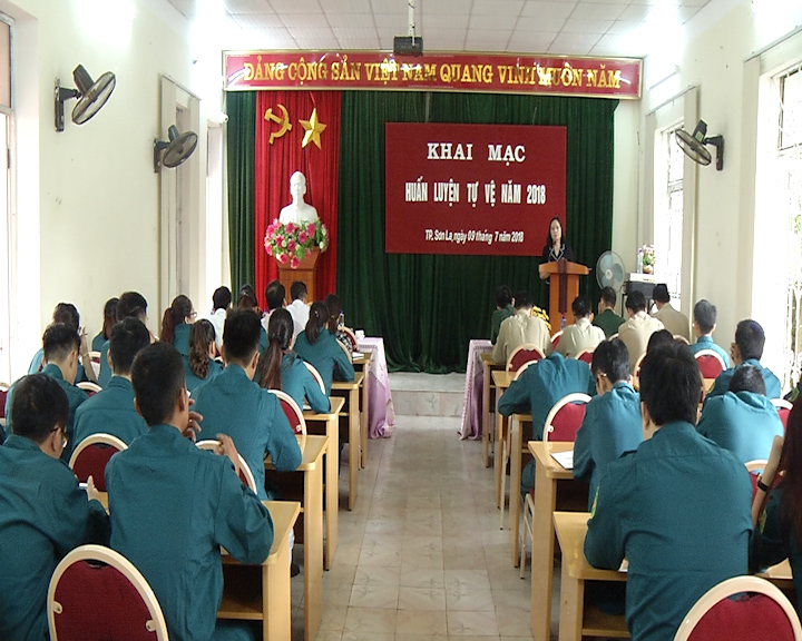 Thành phố khai mạc dân quân tự vệ năm 2018