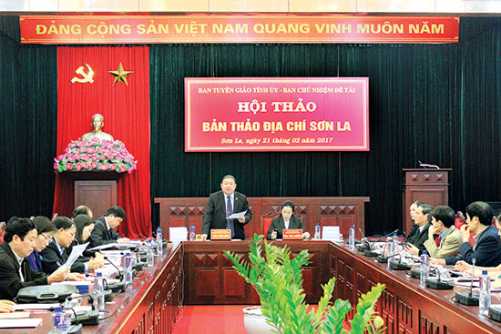 Hội thảo Bản thảo Địa chí Sơn La