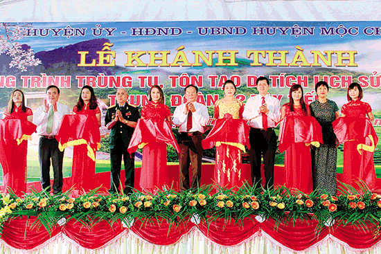Khánh thành công trình trùng tu, tôn tạo di tích lịch sử lưu niệm Trung đoàn 52 Tây Tiến